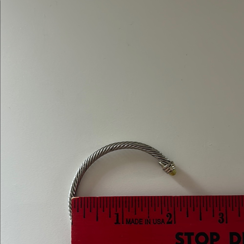 David Yurman cable flex bracelet in peridot - Picture 13 of 13